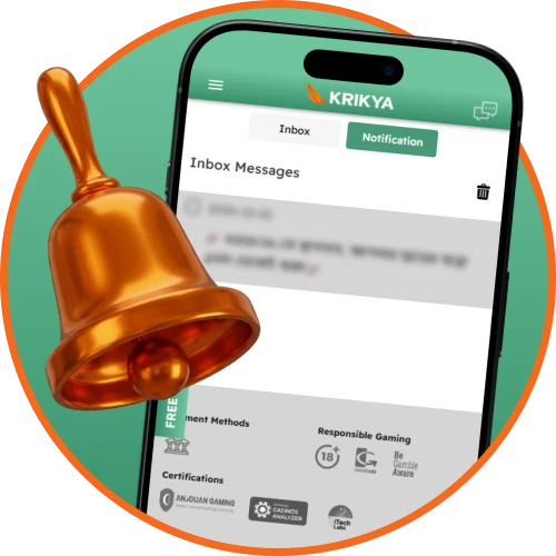 Receive customised notifications and offers via the Krikya App.