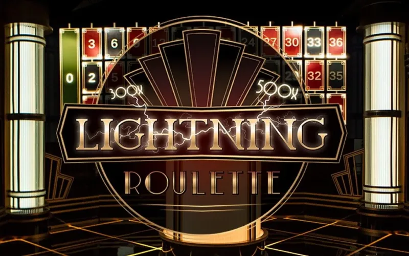 Spin Lightning Roulette tables live at Krikya casino.